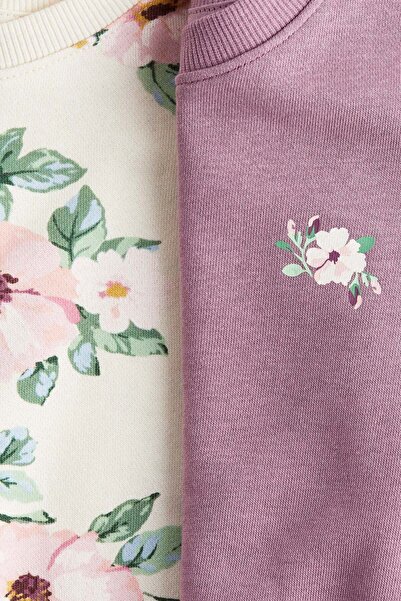 H&M 2-pack puff-sleeved sweatshirts