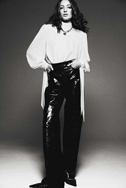 H&M Leather trousers