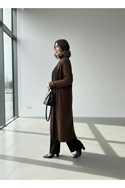 SARE ERKMEN Women's Angora Wool Blend Extra Soft Cardigan