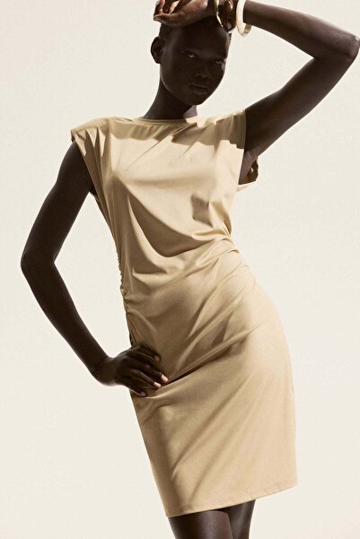 H&M Shoulder-pad interlock dress