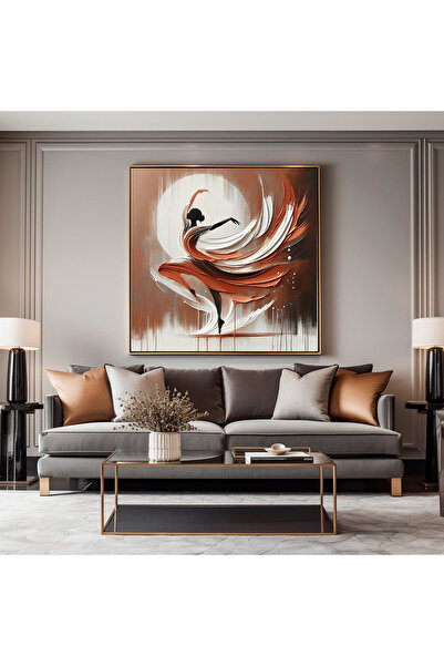 Z Concept Yağlıboya Dokulu Kadın Tablo