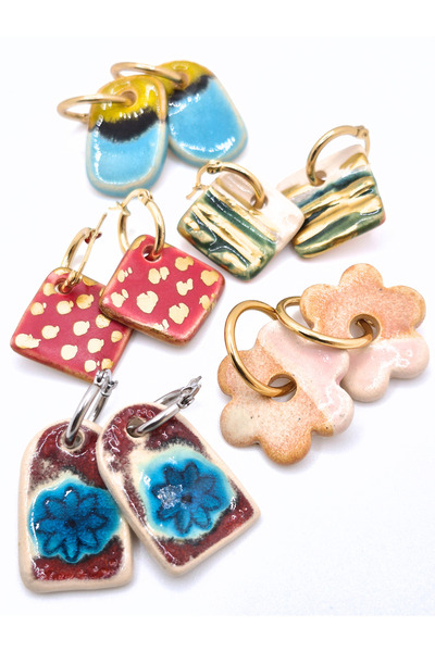 Pialuna Yılbaşı Hediye Küpe Seti 5 Çift