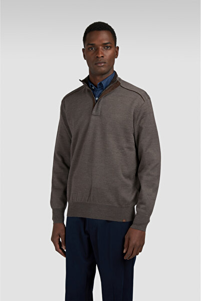 PAUL&SHARK Men's Knitted Wool Zipped Sweater