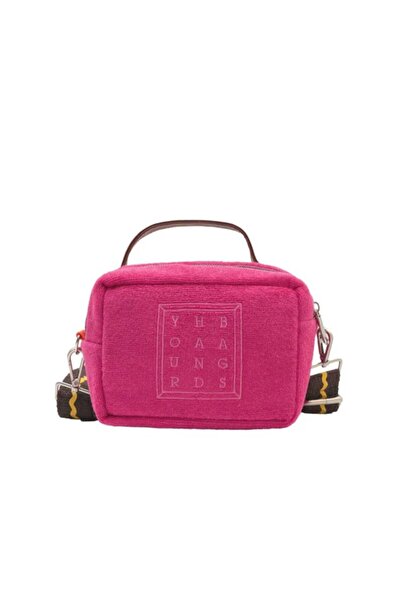 YOURHANDBAGS Fuşya Terry Kutu Çanta