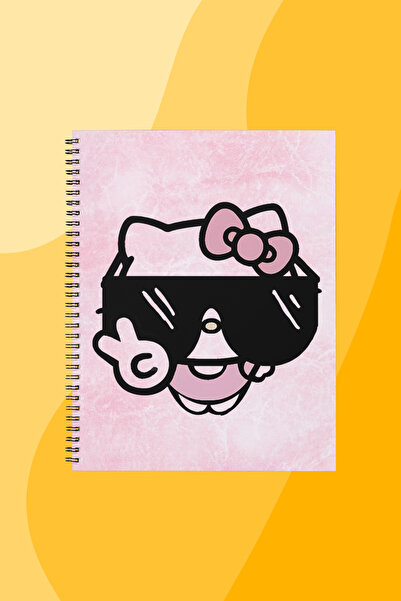 SEKİZELLİİKİ HELLO KİTTY -BASKILI TASARIM DEFTER