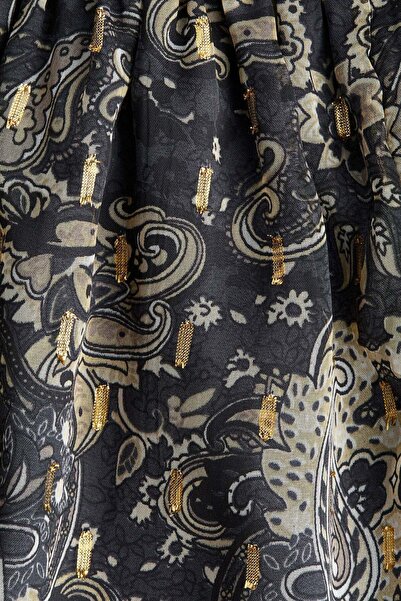 H&M Smocked chiffon dress