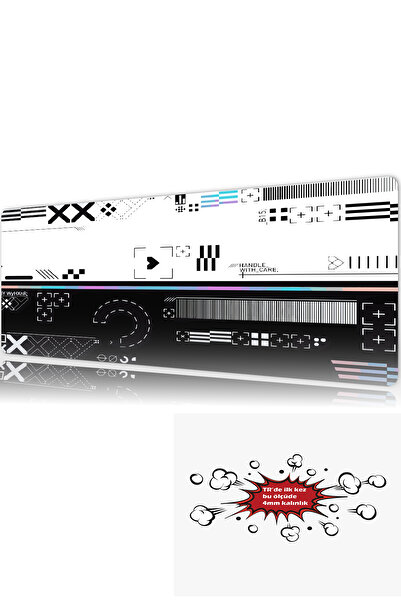 urzuva NEXTRUCT 90x40 4MM Kalınlık Premium Gaming oyuncu mousepad, Anti Slip ...