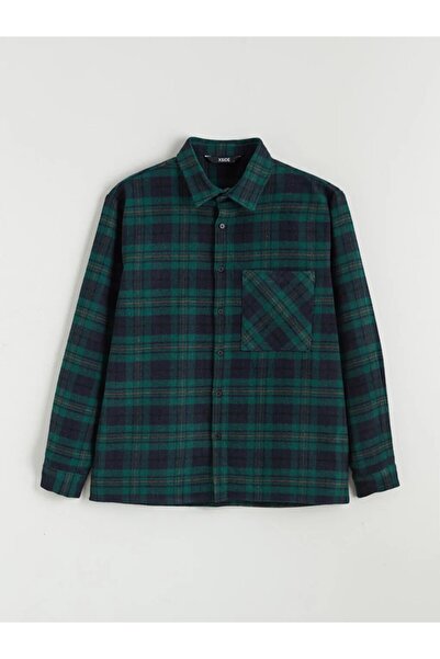 LC Waikiki XSIDE κανονική εφαρμογή μακρυμάνικο καρό ανδρικό πουκάμισο ξυλοκόπο