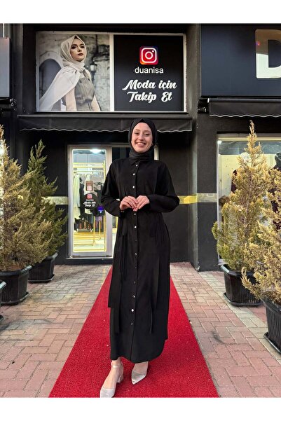 Ceremony Süet Gömlek Elbise W-6721