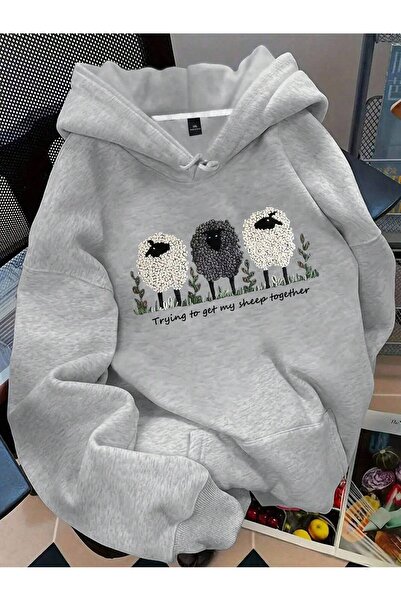 ship master Hanorac confortabil croială cu glugă cu cu imprimeu fire – Animal...