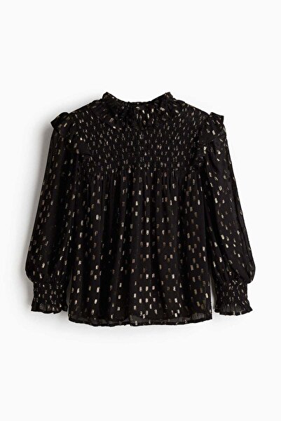 H&M Jacquard-weave blouse