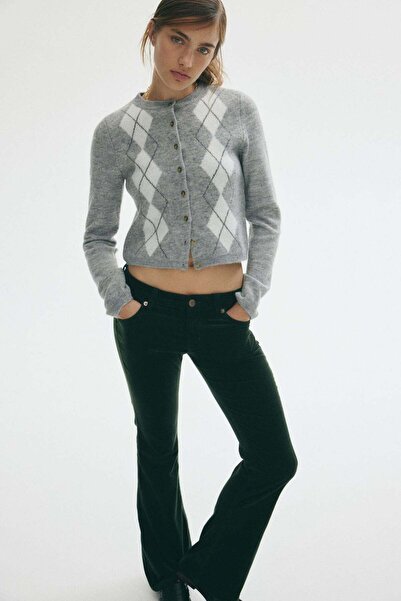 H&M Flared corduroy trousers