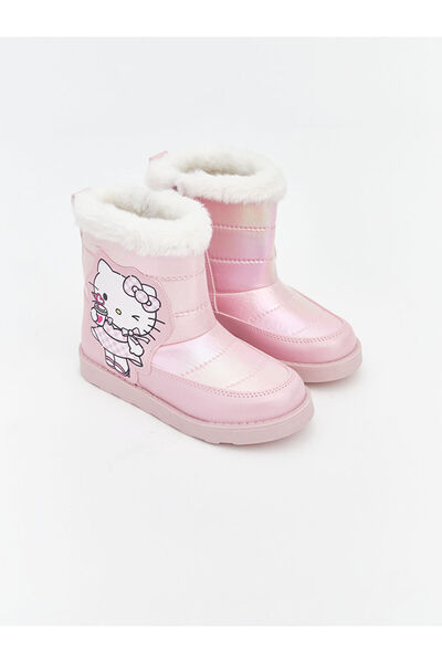 LC Waikiki LCW STEPS Pembe Hello Kitty Baskılı Kız Bebek Kar Botu