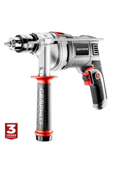 graphite Mașină de găurit/șurubelniță (mașină de găurit), 850 W, mandrină 2-13 mm,