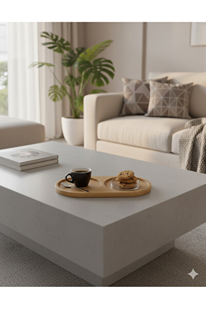 GODHLIFE Bambu İkili Sunum Tabağı – Sosluk ve İkramlık Servis Tabağı