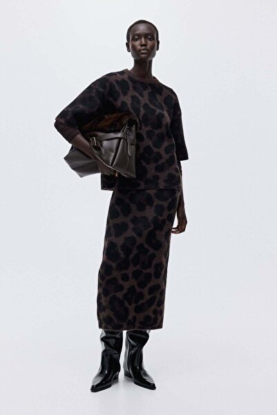 H&M Jacquard-knit skirt