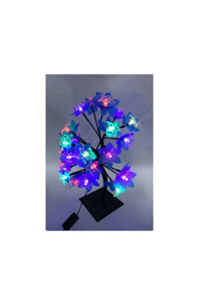 Sofia Store Pomisor Decorativ Iluminat LED, cu Flori, 35 cm Inaltime, 20 Leduri