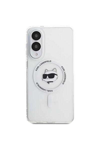 Karl Lagerfeld Case for Samsung Galaxy S25 Edge, IML MagSafe, White