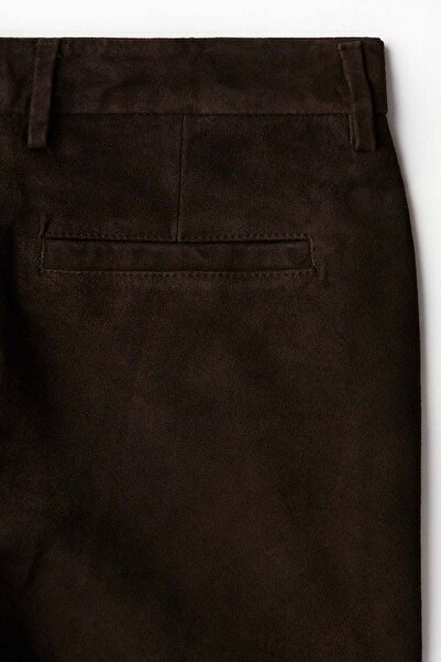 H&M Relaxed Fit Suede trousers