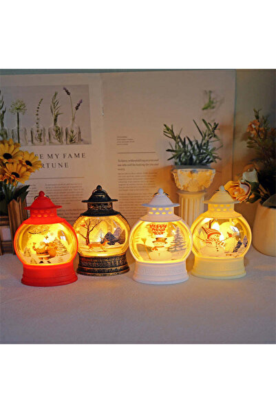 Sofia Store Decoratiune de Craciun, Felinar Led, 8x12cm, Diverse Culori