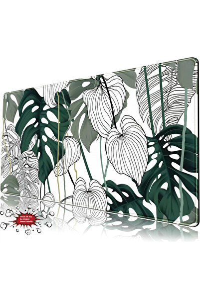 urzuva Greenwood Horizon 90x40 4MM Kalınlık Premium Gaming oyuncu mousepad, A...