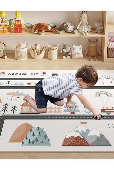 Generic Kids Carpet Playmat Rug City Life for Toy Play Learn Fun Safely Educational Road Traffic Mat