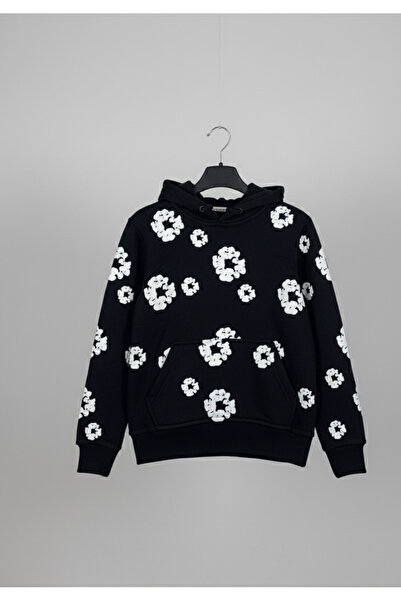 YusGos Unisex Girls/Boys Cotton Hooded Denim Tears Printed High Quality Sweatshirt (3-15 Years)