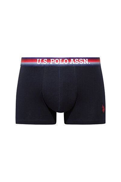 U.S. Polo Assn. 80651 201 Roșu - Bleumarin - Gri Melange 3 bucăți boxeri