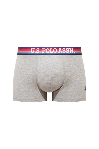 U.S. Polo Assn. 80651 201 Roșu - Bleumarin - Gri Melange 3 bucăți boxeri