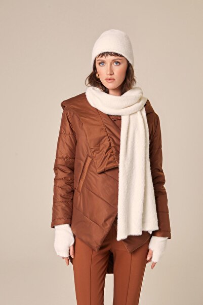 rue Furry ecru beret