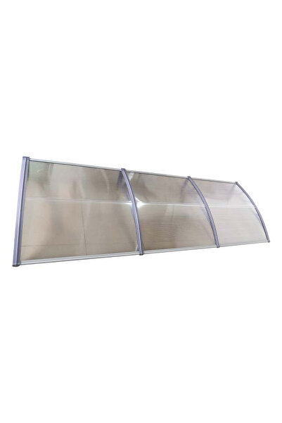 MAPROFI Door canopy 300x120cm awning shelter roof Black-Bronze