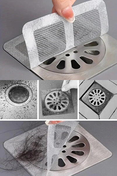 grimorlife 10 Pieces Bathroom Drain Strainer Hair Catcher Strainer Bath Shower Drain Anti-Clogging Strainer