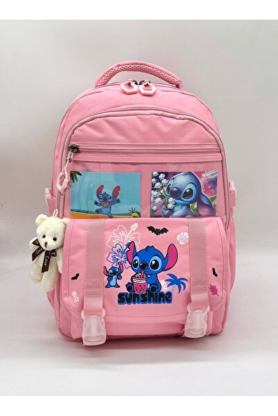 Çınka Bags Korean Style Girls' School Backpack Set with Accessories, Thermal Nutrition and Pen Holder