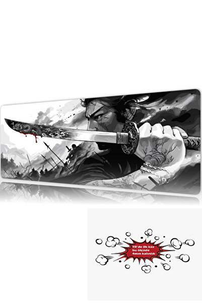 urzuva Steel of the Dragon 3 90x40 4MM Kalınlık Premium Gaming oyuncu mousepa...