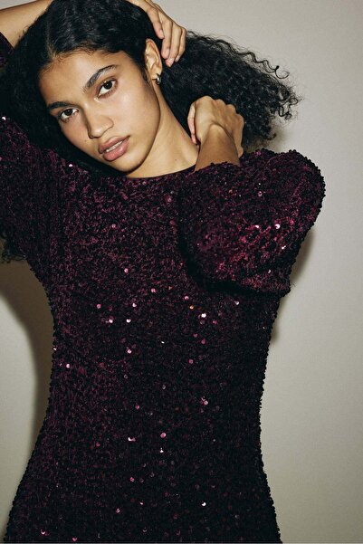 H&M Sequined mini dress