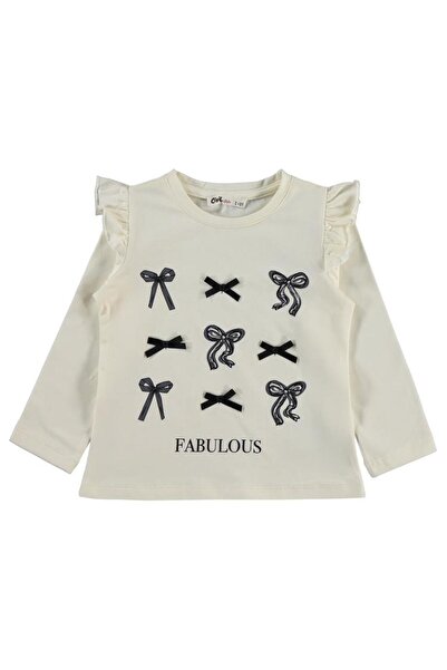 Civil Girls Fabulous Printed 2-5 Years Old Sweatshirt - Ecru2-3 Years Old
