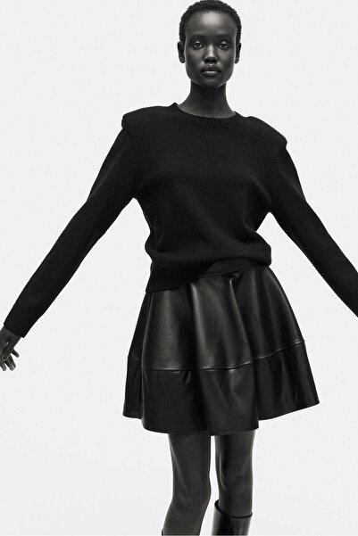 H&M Coated mini skirt