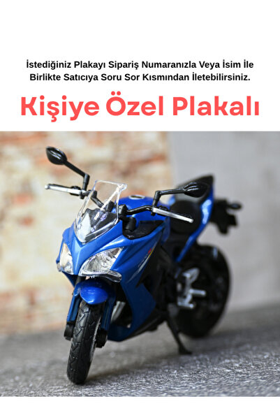 bebeym Suzuki GSX-S1000F Metal Motor - Kişiye Özel Hediye Motor