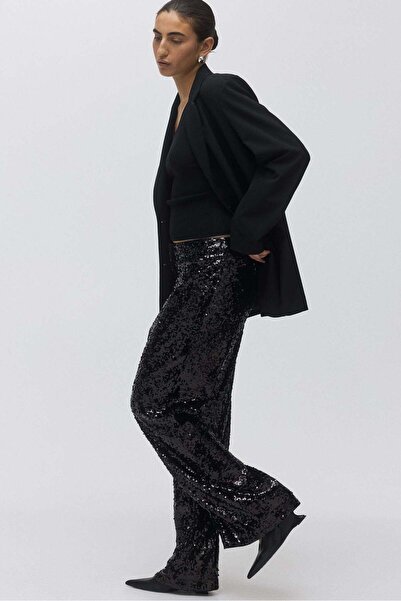 H&M Sequined trousers