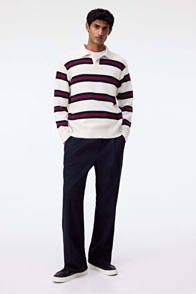 H&M Loose Fit Knitted polo shirt
