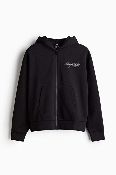 H&M Oversized Fit Zip-through hoodie with DryMove™