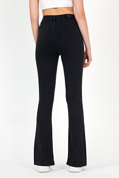 kleshus Ripped Jeans High Waist Black Ripped Jeans Black Lycra Denim