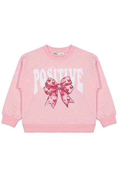 Civil Girls Fiyonk Baskılı 2'li Set 2-5 Yaş Sweatshirt - Standart 2-3 Yaş