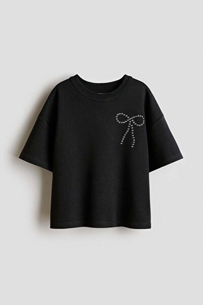 H&M Loose-fit motif-detail T-shirt