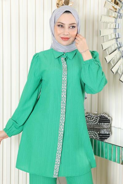 Modamihram Набір з каменем, зелений MSW19195-4