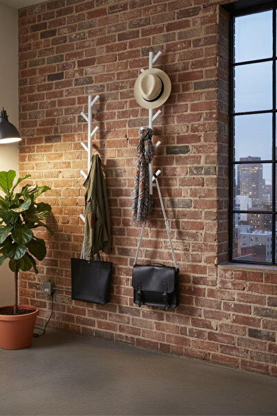 Grandmix Modern Duvara Monte Metal Vestiyer Portmanto Minimalist Tasarım Elbi...