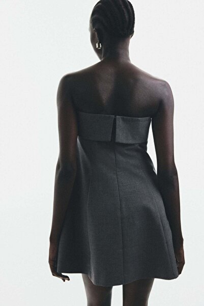 H&M Rhinestone-embellished bandeau dress