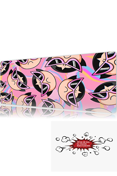 urzuva Pink Attitude 90x40 4MM Kalınlık (TR'de ilk) Premium Gaming oyuncu mou...