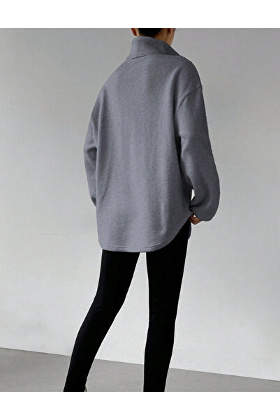 Sheya Shein Zip Hoodie, grey