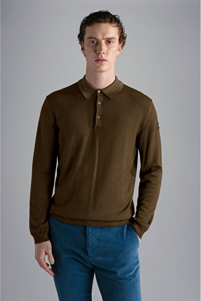 PAUL&SHARK MEN'S WOOLLEN POLO SHIRT